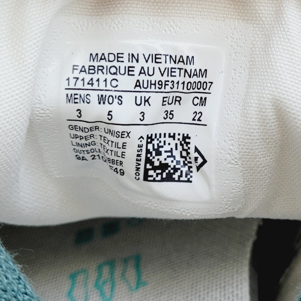 Converse Chuck 70 Hi Forest Pine Cool Sage Egret Women's 5 - Picture 6 of 6